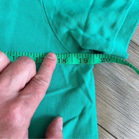 Polo by Ralph Lauren Green Polo Shirt with Traditional Collar - Picture 8 of 12